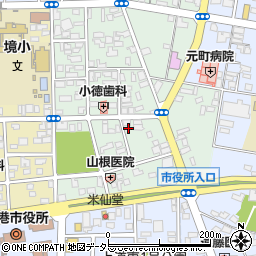鳥取県境港市元町95-4周辺の地図