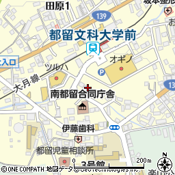ミライフ株式会社都留店周辺の地図