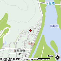 岐阜県美濃市横越690周辺の地図