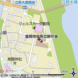 兵庫県豊岡市立野町周辺の地図