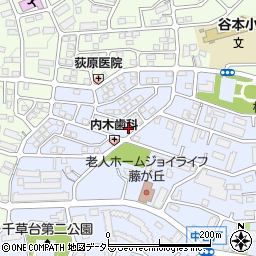 神奈川県横浜市青葉区千草台6-3周辺の地図