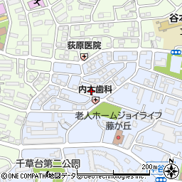 神奈川県横浜市青葉区千草台6-6周辺の地図