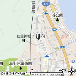 京都府宮津市川向周辺の地図