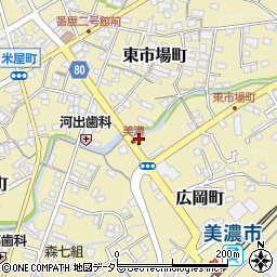 岐阜県美濃市2928周辺の地図