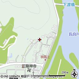 岐阜県美濃市横越686周辺の地図