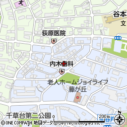 神奈川県横浜市青葉区千草台6周辺の地図