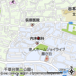 神奈川県横浜市青葉区千草台6-12周辺の地図
