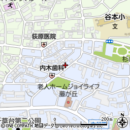 神奈川県横浜市青葉区千草台6-1周辺の地図