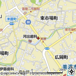 岐阜県美濃市2564周辺の地図