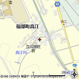 鳥取県鳥取市福部町高江125周辺の地図