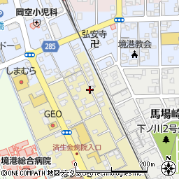 鳥取県境港市蓮池町周辺の地図