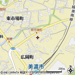 岐阜県美濃市東市場町2995周辺の地図