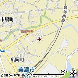 岐阜県美濃市東市場町2996周辺の地図