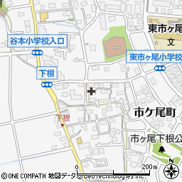 神奈川県横浜市青葉区市ケ尾町438周辺の地図