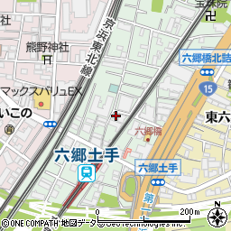 東京都大田区仲六郷4丁目17-7周辺の地図