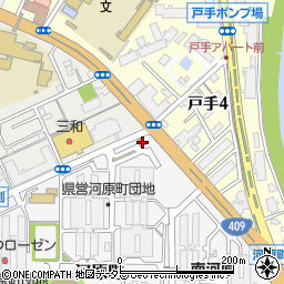神奈川県川崎市幸区河原町1-31周辺の地図