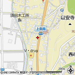 岐阜県美濃市104-1周辺の地図