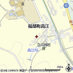 鳥取県鳥取市福部町高江416周辺の地図