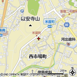 岐阜県美濃市西市場町2674-1周辺の地図