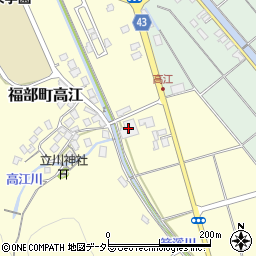 鳥取県鳥取市福部町高江42周辺の地図