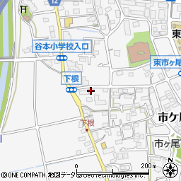 神奈川県横浜市青葉区市ケ尾町434-1周辺の地図