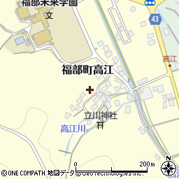 鳥取県鳥取市福部町高江154周辺の地図