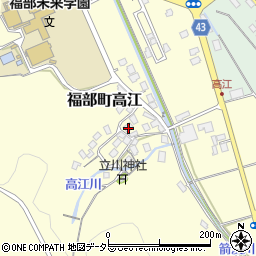 鳥取県鳥取市福部町高江134周辺の地図
