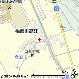 鳥取県鳥取市福部町高江132周辺の地図