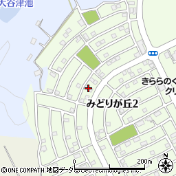 千葉県大網白里市みどりが丘2丁目周辺の地図