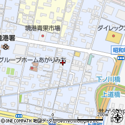 鳥取県境港市上道町2098-3周辺の地図
