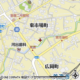 岐阜県美濃市東市場町2564周辺の地図