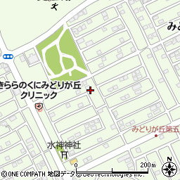 千葉県大網白里市みどりが丘3丁目周辺の地図