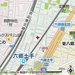 東京都大田区仲六郷4丁目16周辺の地図