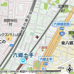 東京都大田区仲六郷4丁目16周辺の地図