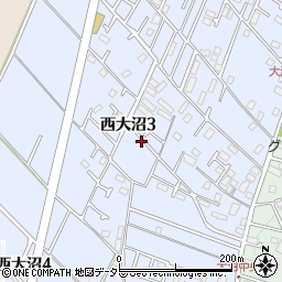 神奈川県相模原市南区西大沼周辺の地図