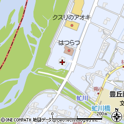 豊丘村浄化センター周辺の地図