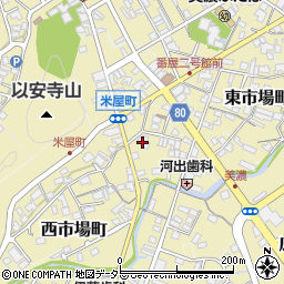 岐阜県美濃市西市場町2595周辺の地図