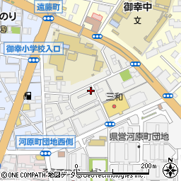 神奈川県川崎市幸区遠藤町周辺の地図