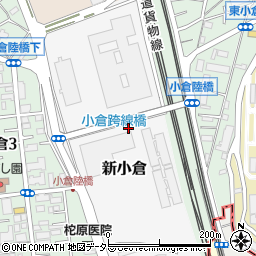 神奈川県川崎市幸区新小倉周辺の地図