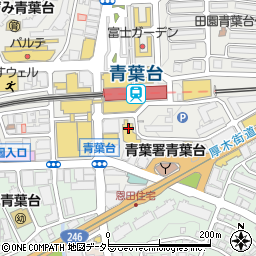 梅の花 横浜青葉台店周辺の地図