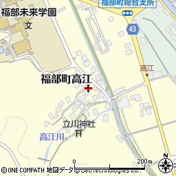 鳥取県鳥取市福部町高江周辺の地図
