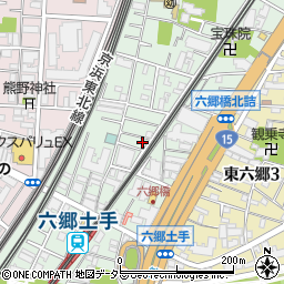 東京都大田区仲六郷4丁目16-3周辺の地図