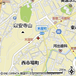 岐阜県美濃市西市場町2658周辺の地図