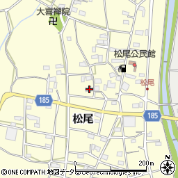 岐阜県山県市松尾257周辺の地図