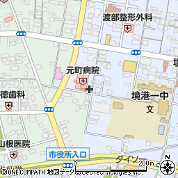 鳥取県境港市上道町1895-1周辺の地図