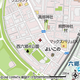 東京都大田区西六郷4丁目28周辺の地図