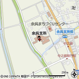 長浜市立　余呉文化ホール周辺の地図