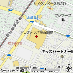 １００円ショップＣａｎＤｏ　アピタテラス横浜綱島店周辺の地図