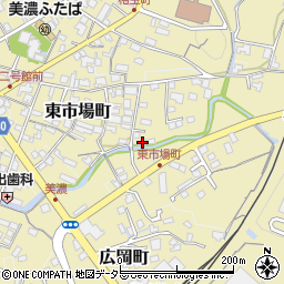岐阜県美濃市2515周辺の地図