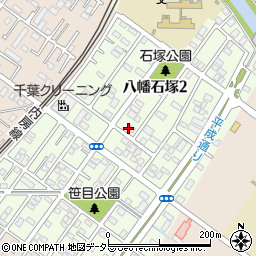 千葉県市原市八幡石塚周辺の地図